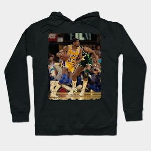 Scenery From Lakers vs Bucks Throughout The 1980's Hoodie